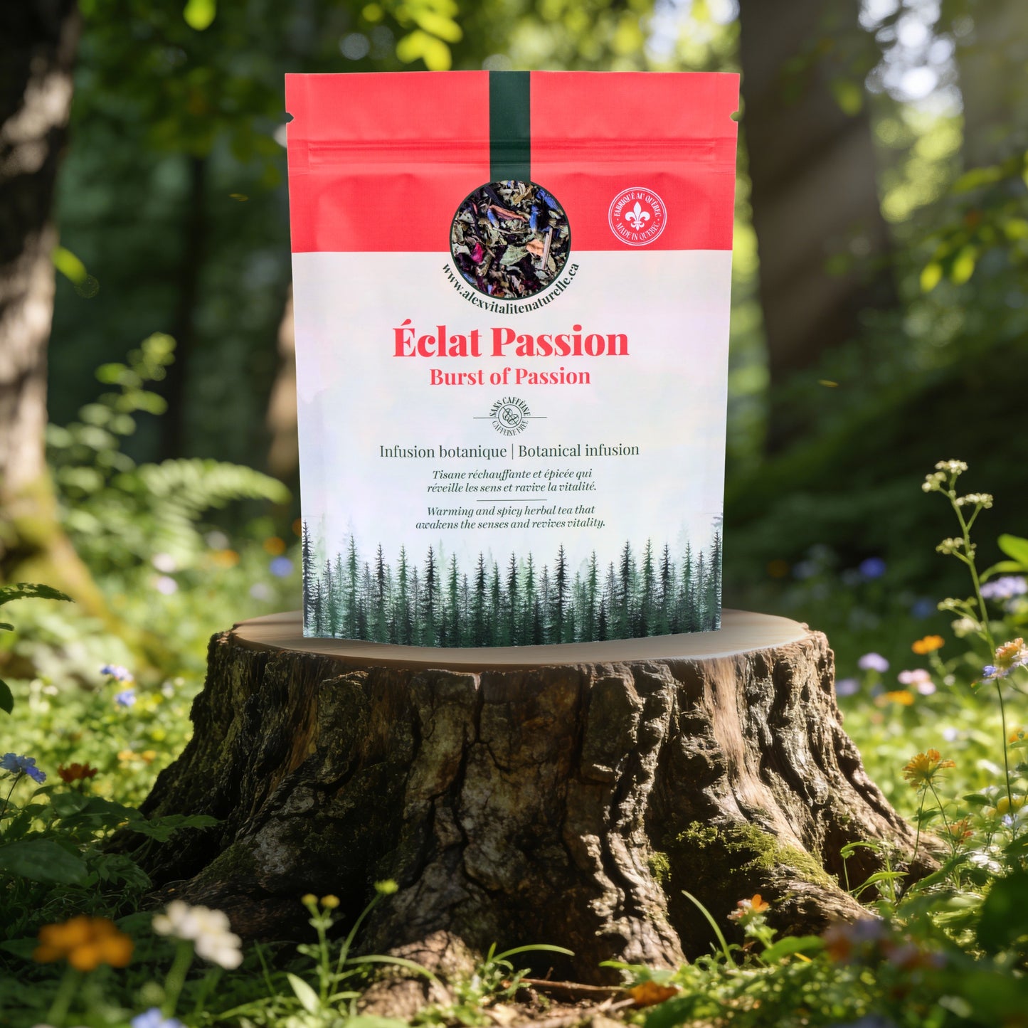 Leidenschaftliche Ausstrahlung