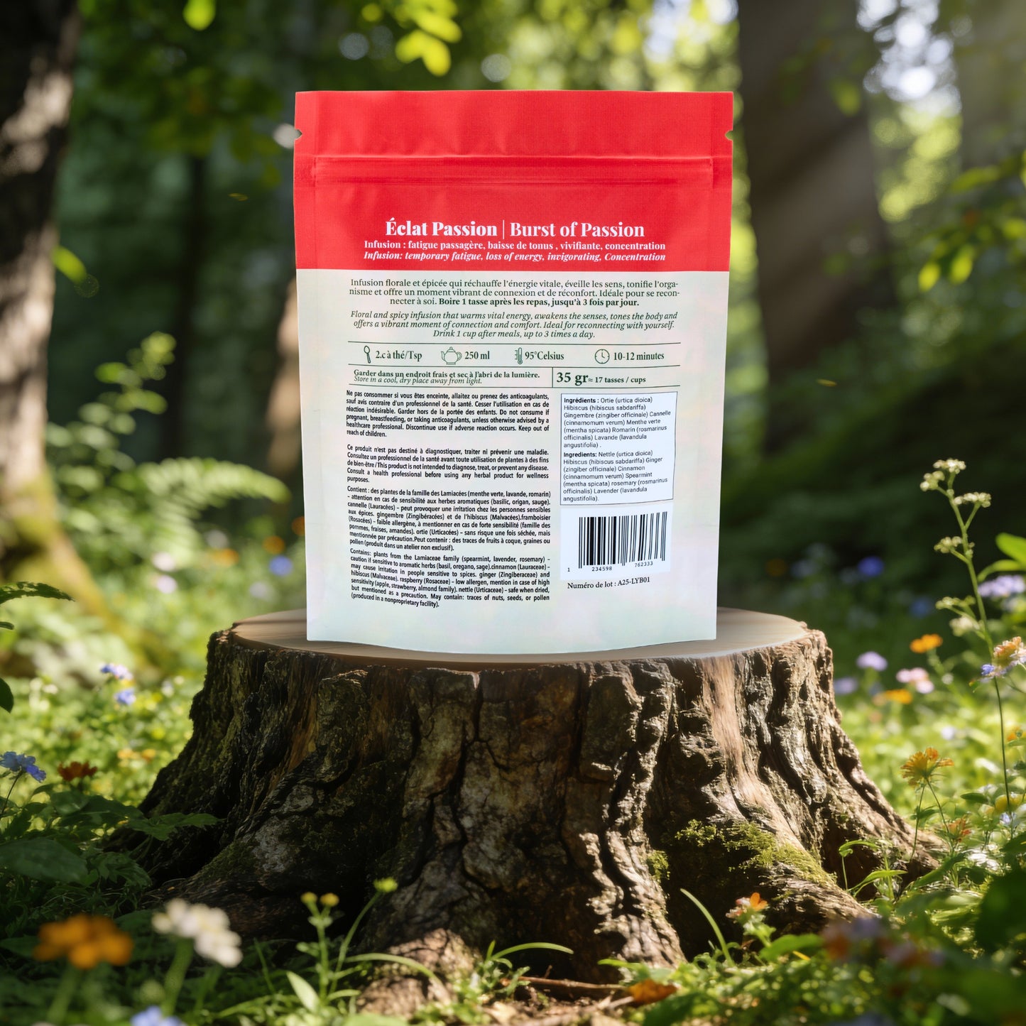 Leidenschaftliche Ausstrahlung